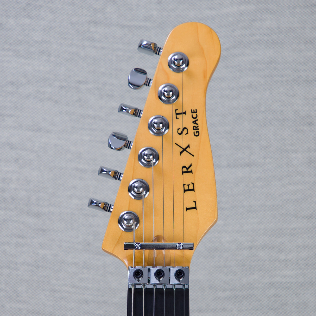 Lerxst Grace Alex Lifeson Signature Electric Guitar with Floyd Rose Signed - Red - #24310787