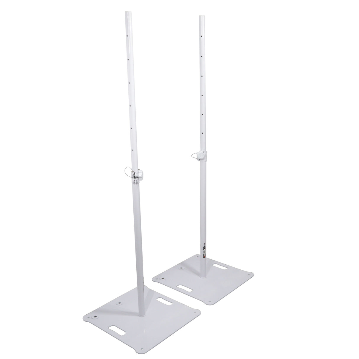 ProX X-POLARISWHX2 POLARIS Portable Speaker and Lighting Dual Stand Kit with Base Plate