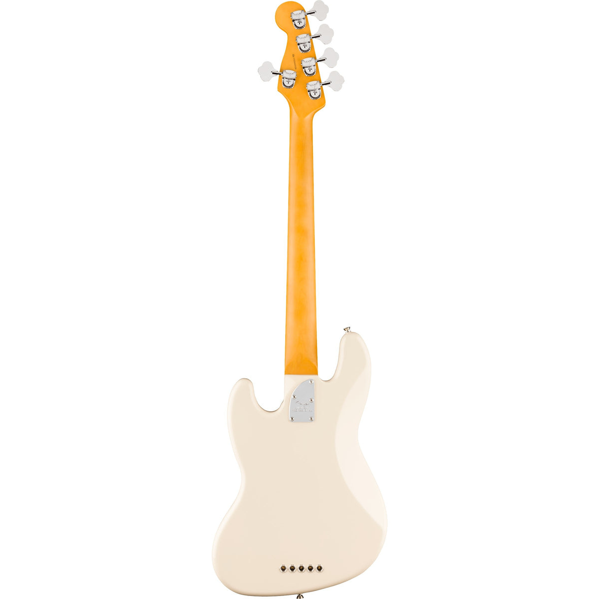 Fender American Professional Jazz V 5-String Electric Bass Guitar, Rosewood Fingerboard - Olympic White