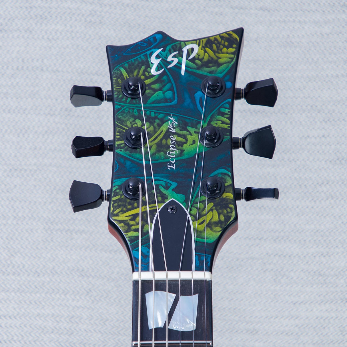 ESP USA Eclipse Electric Guitar - Psychadelic Flame - #US25190