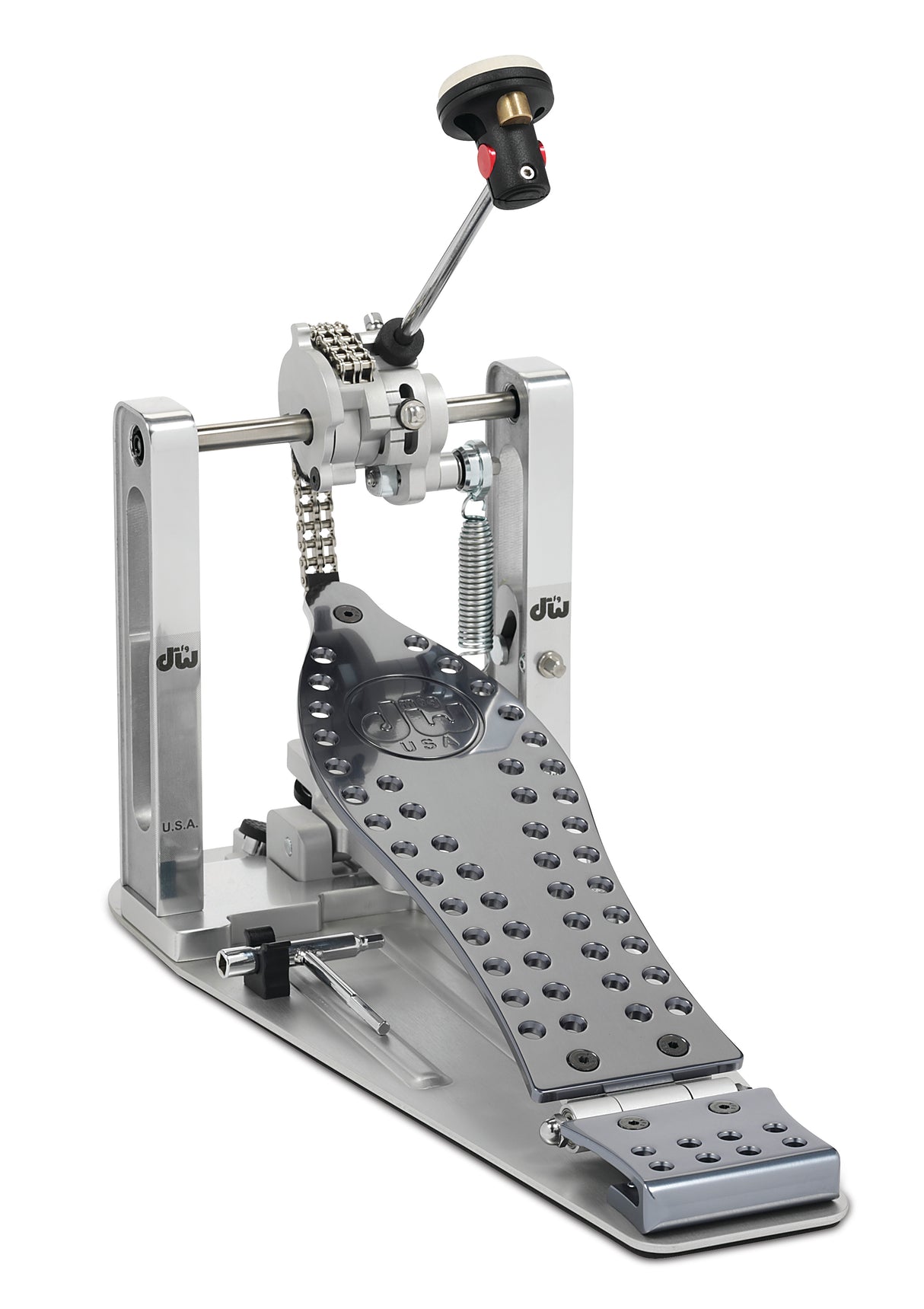Drum Workshop DWCPMCD Machined Chain Drive Single Bass Drum Pedal W/ Case