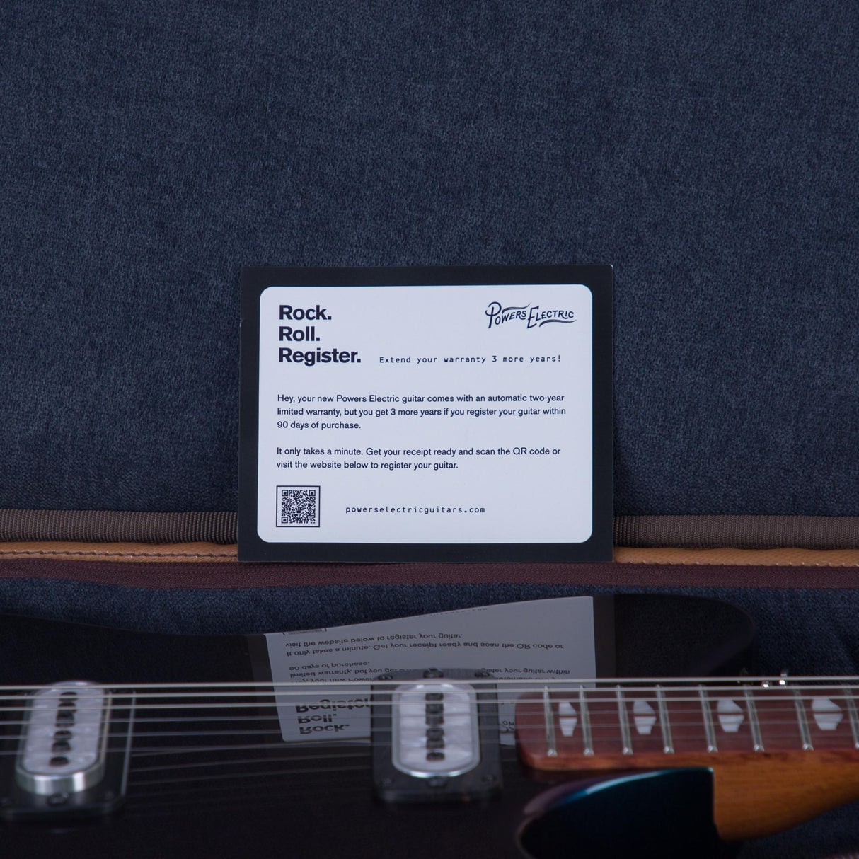 Powers Electric A-Type Electric Guitar - Chroma Borealis - #B007
