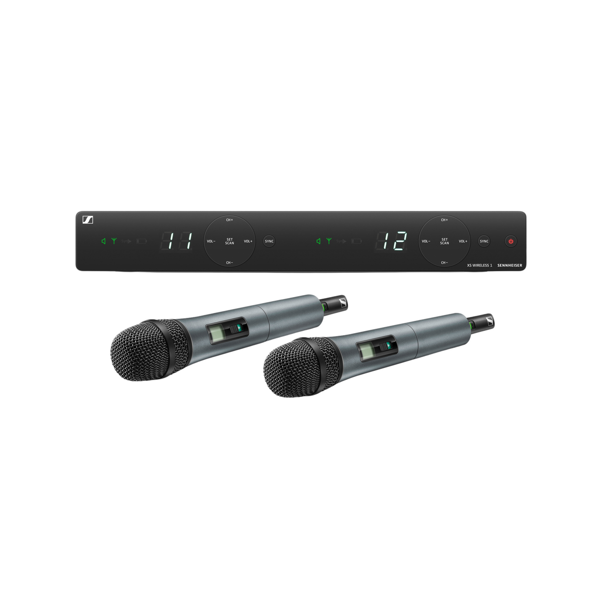 Sennheiser XSW 1-835 Dual Wireless Dual Handheld Microphone System - A Range - New