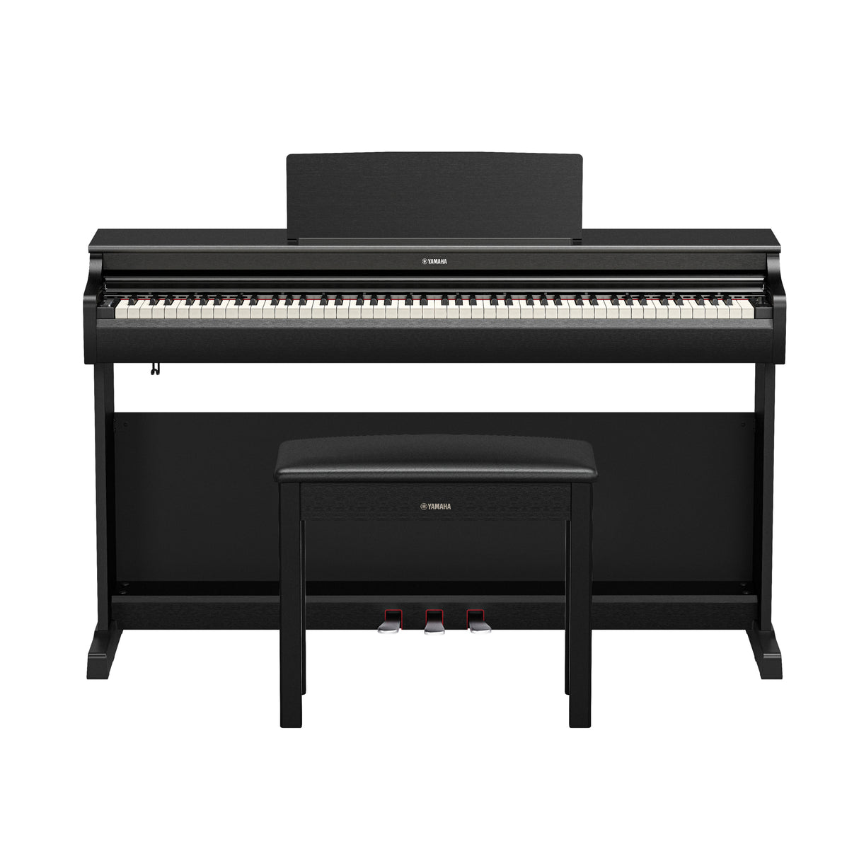 Yamaha Arius YDP166B 88-Key Weighted Digital Piano Keyboard - Black