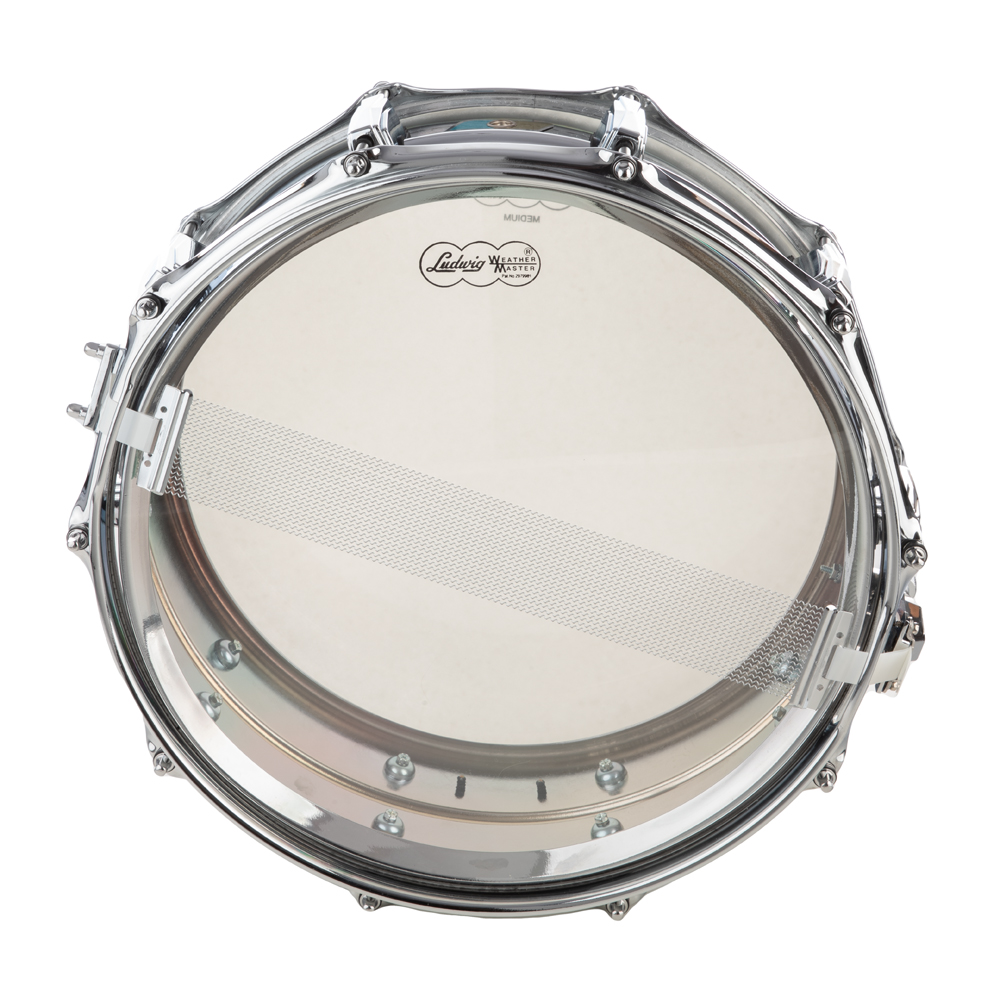 Ludwig 5x14 Inch Chrome Over Brass Snare Drum, Factory B-Stock
