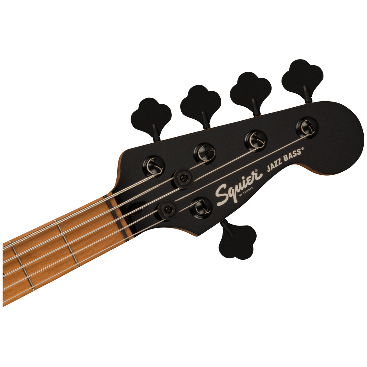 Squier Contemporary Active Jazz Bass HH V Roasted Maple Fingerboard, Black Pickguard - Gunmetal Metallic