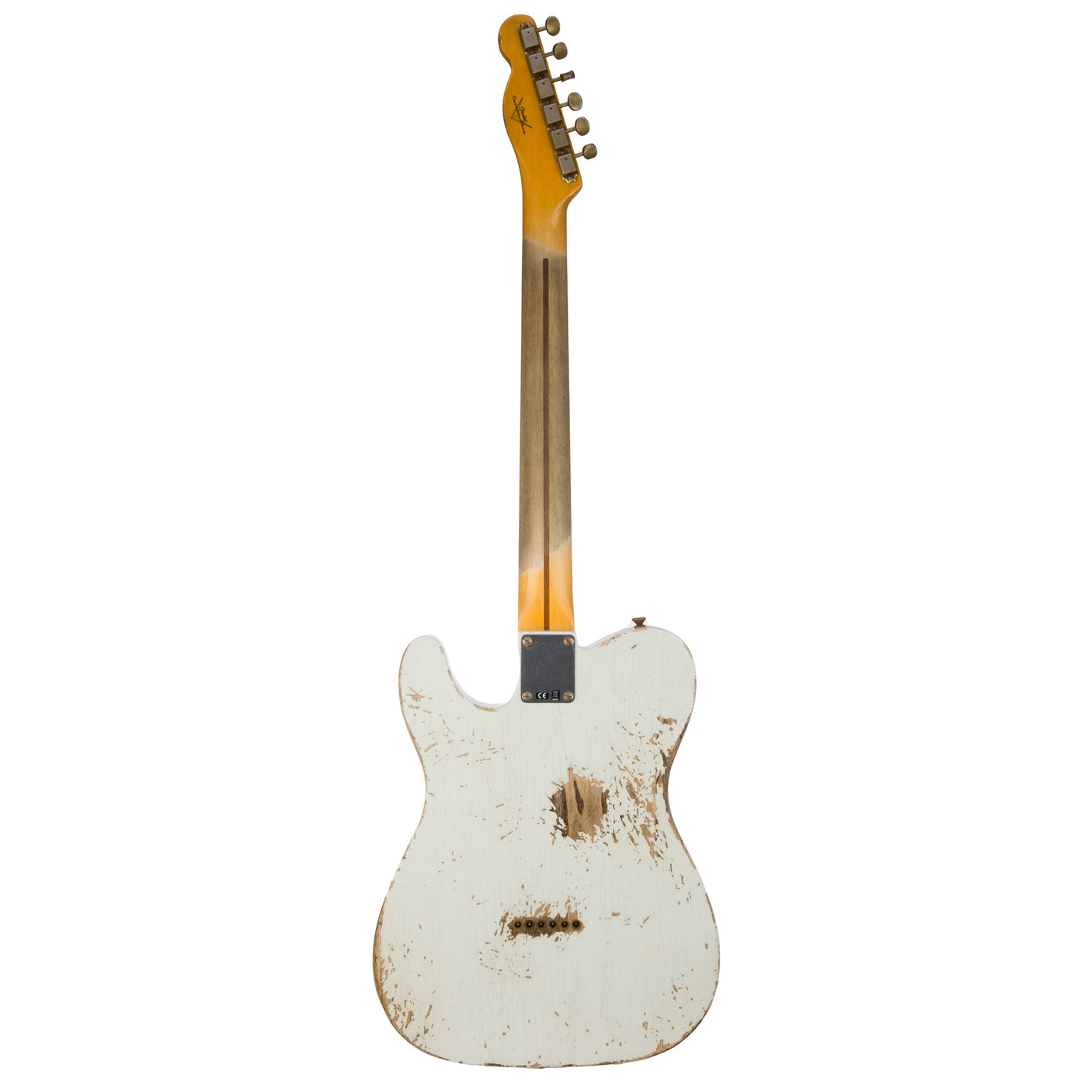 Fender Custom Shop 1950 Esquire Heavy Relic Guitar - Aged Olympic White - CHUCKSCLUSIVE - #R118653