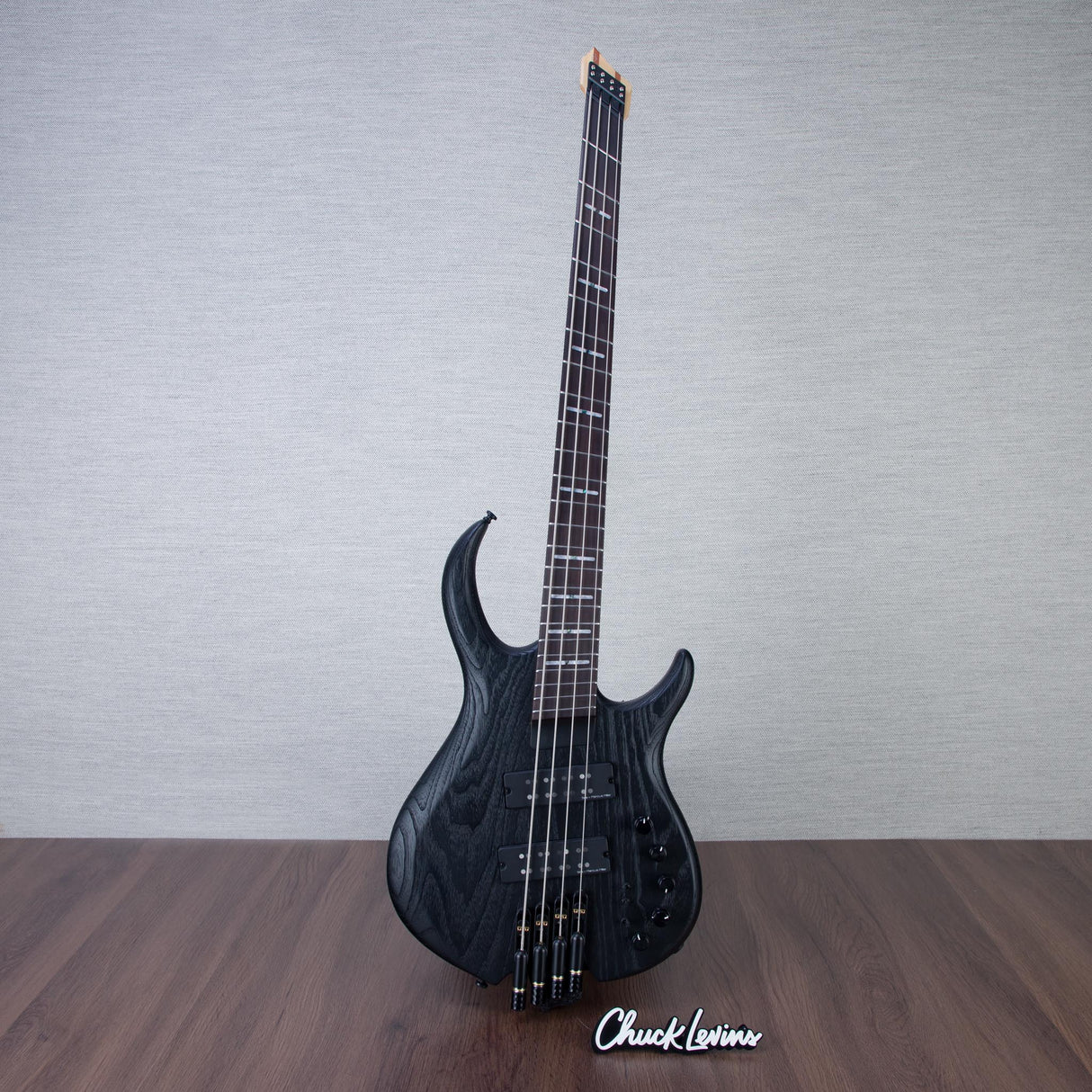 Sire Marcus Miller M6 Headless Electric Bass Guitar - Black Satin