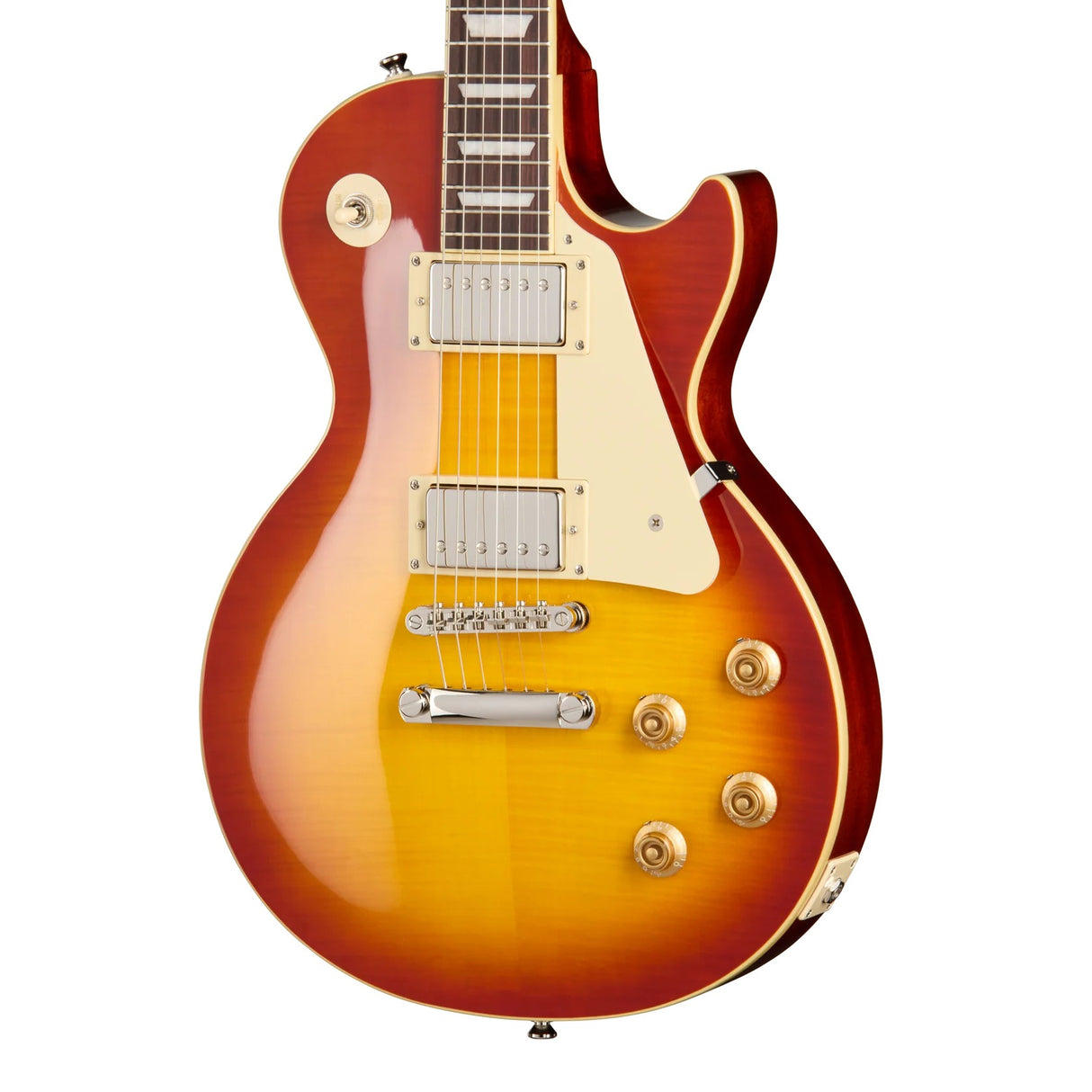 Epiphone Les Paul Standard 50s Figured Electric Guitar - Washed Cherry Sunburst