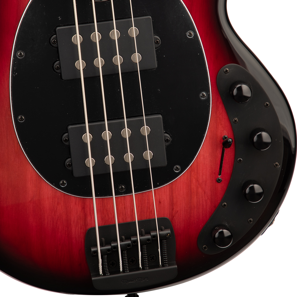 Music Man Stingray Special HH 4-String Bass Guitar - Raspberry Burst - New