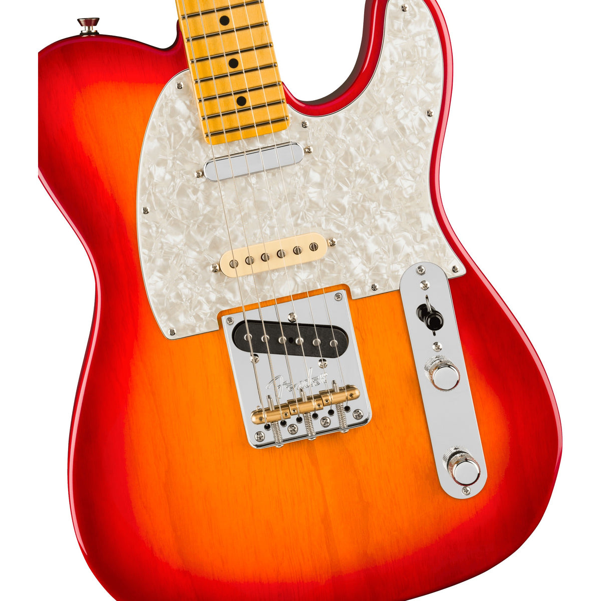 Fender American Professional Hotshot Telecaster Electric Guitar, Maple Fingerboard - Aged Cherry Burst