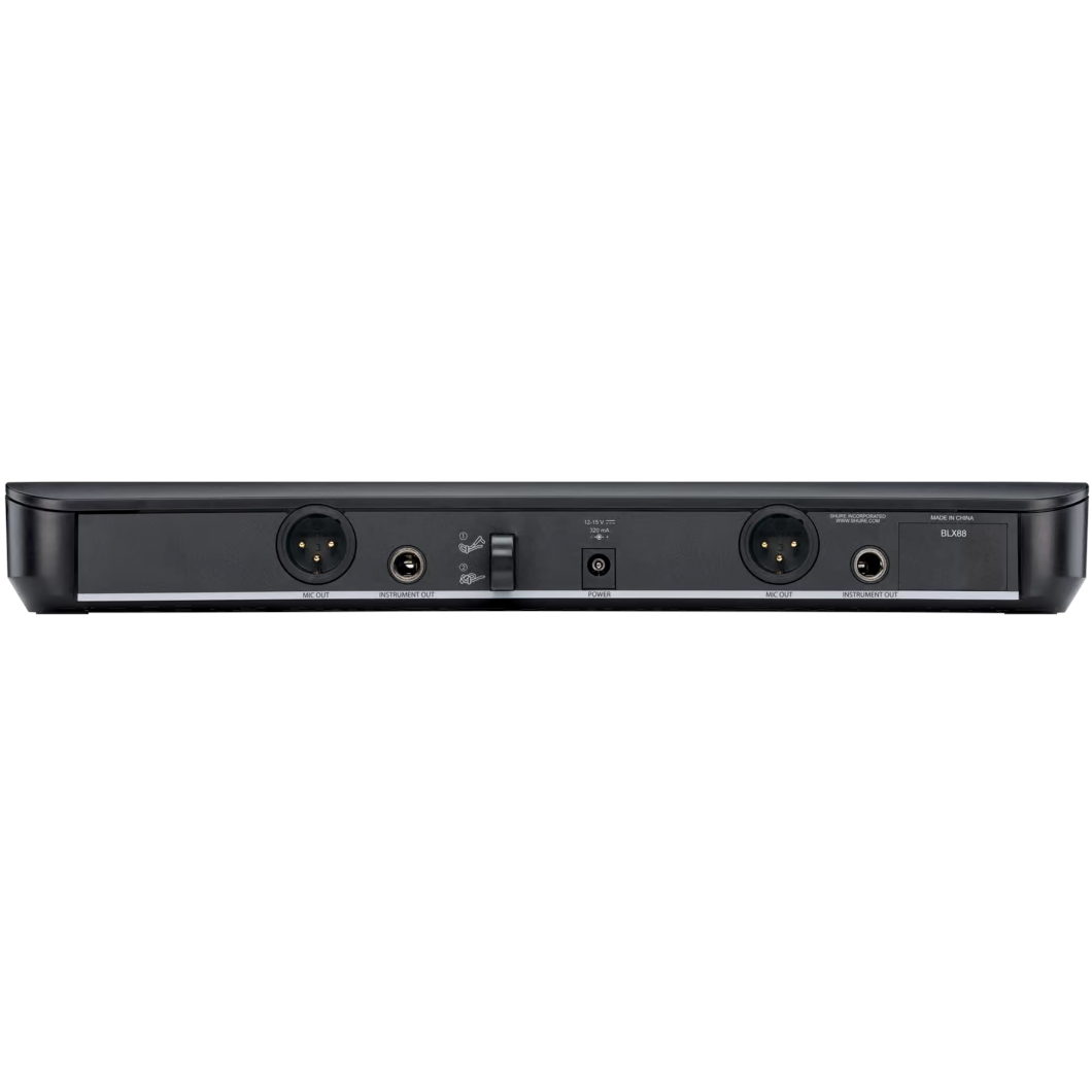 Shure BLX288/PG58 Wireless Dual Vocal System with PG58 - H9 Band - New