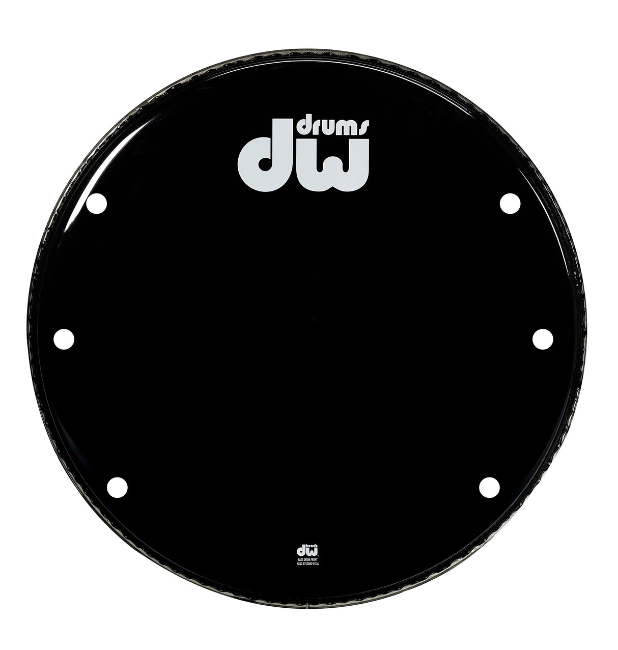 Drum Workshop 24-Inch Bass Drum Head - Gloss Black