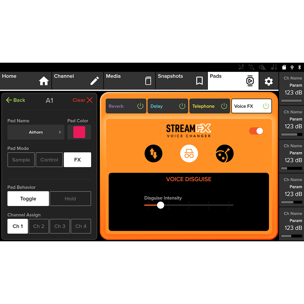 Mackie DLZ Creator XS Adaptive Digital Streaming Mixer - Mint, Open Box
