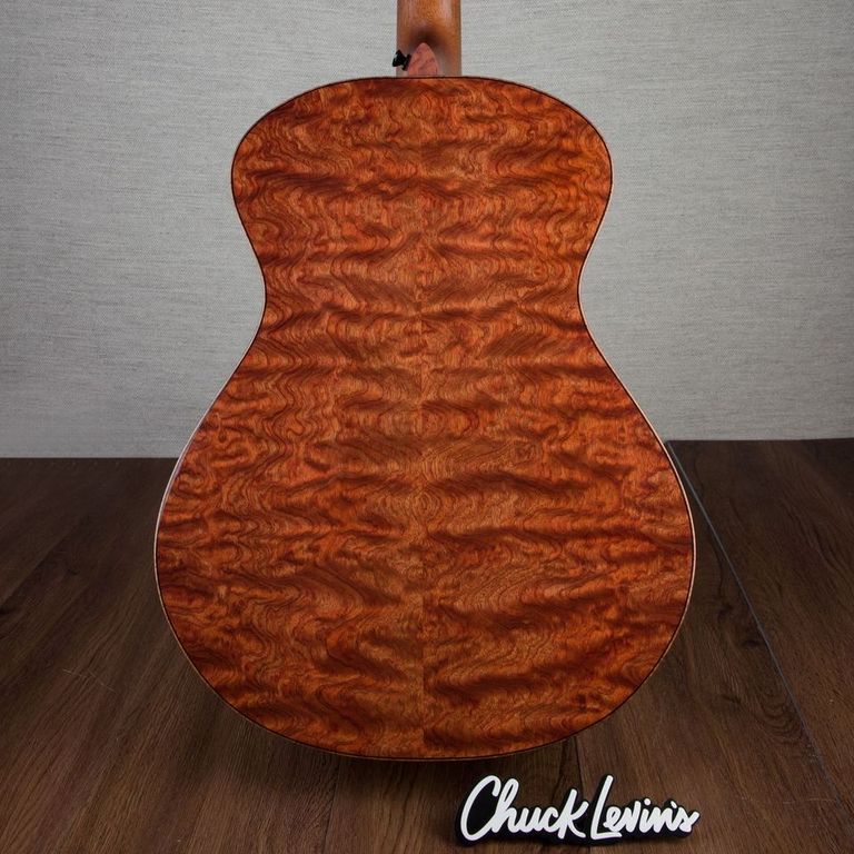 Bedell Seed to Song OM Acoustic Guitar - Quilt Bubinga and Sitka Spruce - Triple Burst - CHUCKSCLUSIVE - #1122007