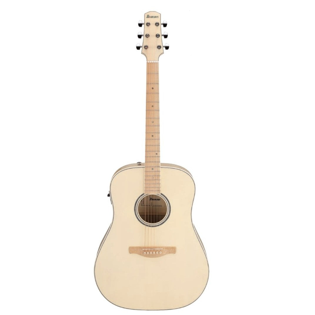 Ibanez AAD77M1E Acoustic Electric Guitar - Open Pore Antique White