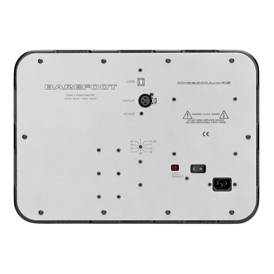 Barefoot Sound MicroStack45 3-Way Active Reference Monitors & Stereo Subwoofers - Pair