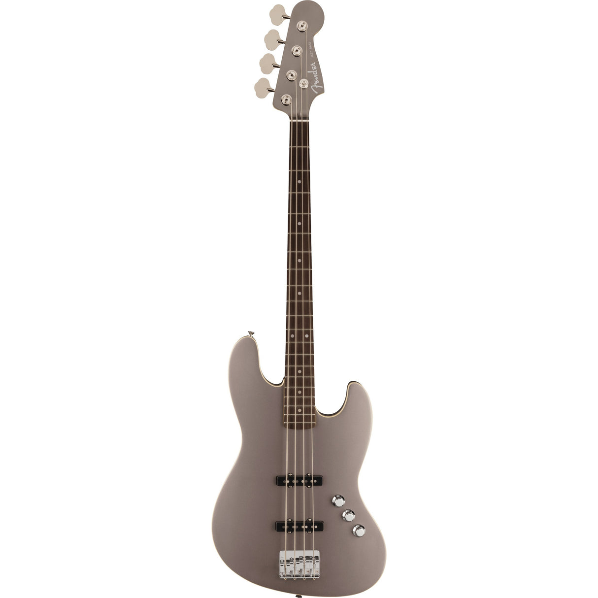 Fender Aerodyne Special Jazz Bass Guitar, Rosewood Fingerboard - Dolphin Gray Metallic - New