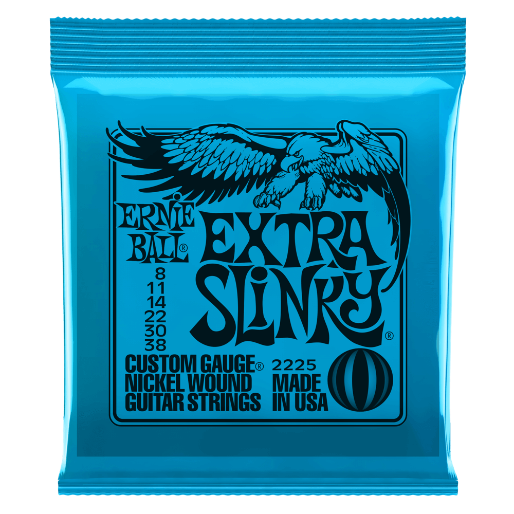 Ernie Ball Extra Slinky Nickel Wound Electric Guitar Strings .08-.38