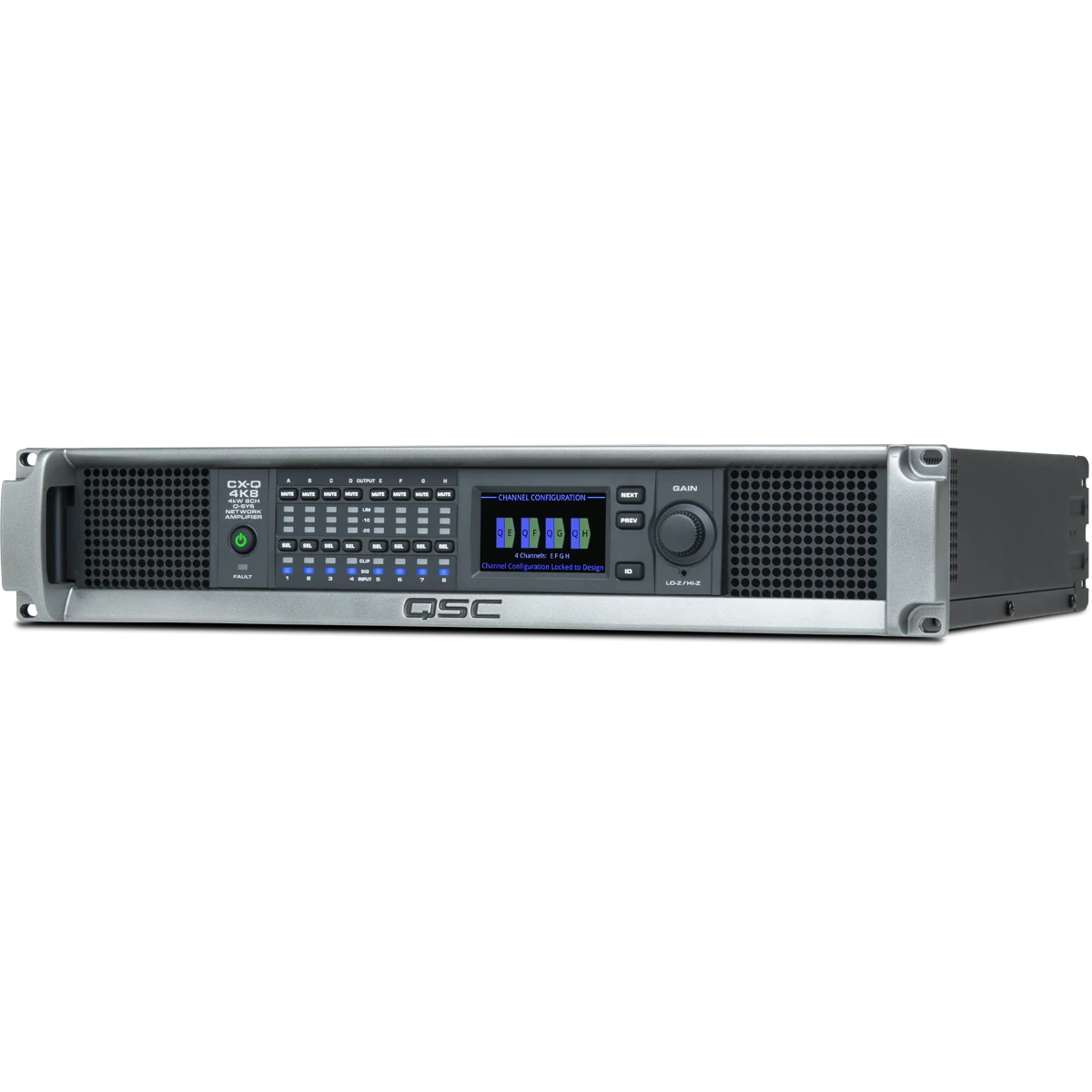 QSC Q-SYS CX-Q 4K8 Eight-Channel Network Amplifier