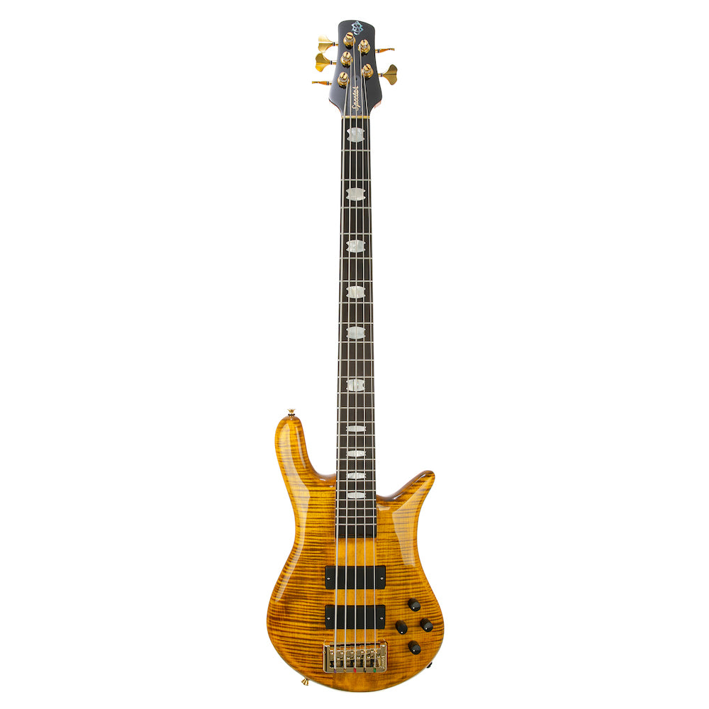 Spector Euro 5 LT Weight Relieved 5-String Bass Guitar - Tiger Eye Gloss - New