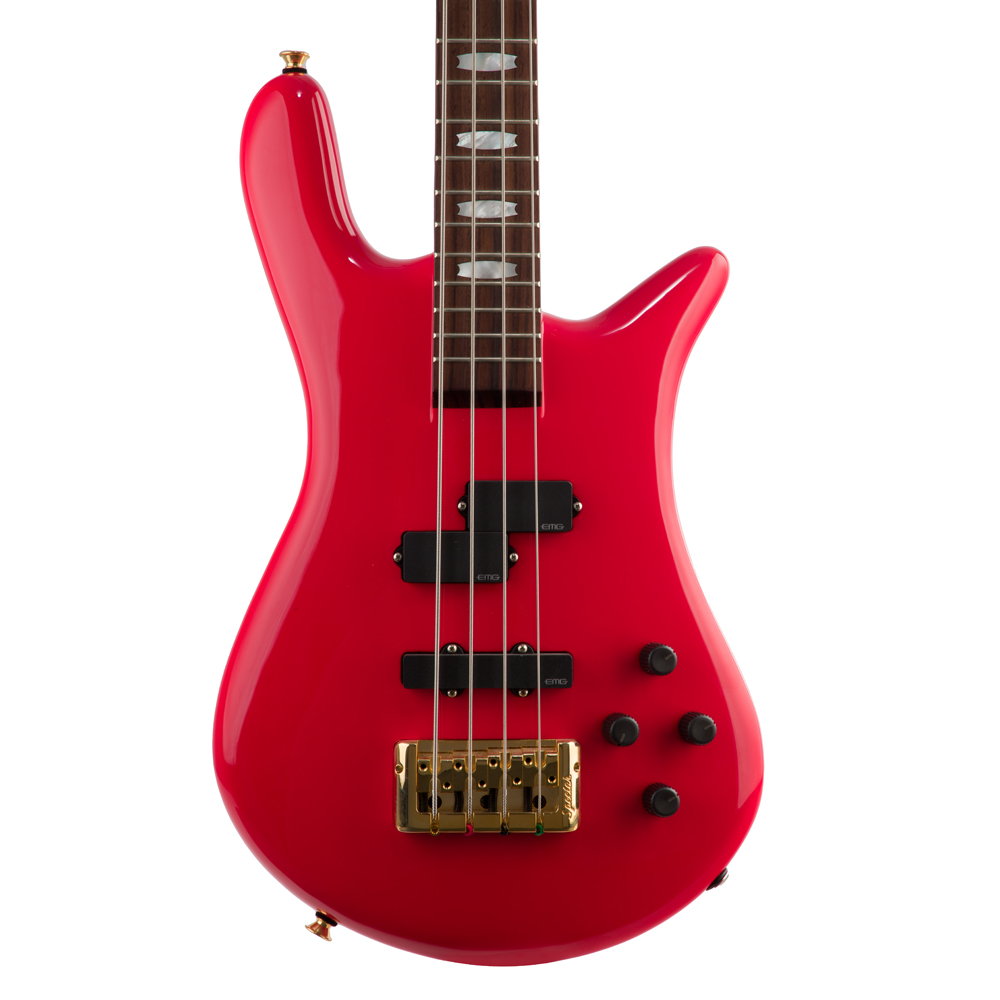 Spector Euro 4 Classic Bass Guitar - Solid Red - #21NB16614