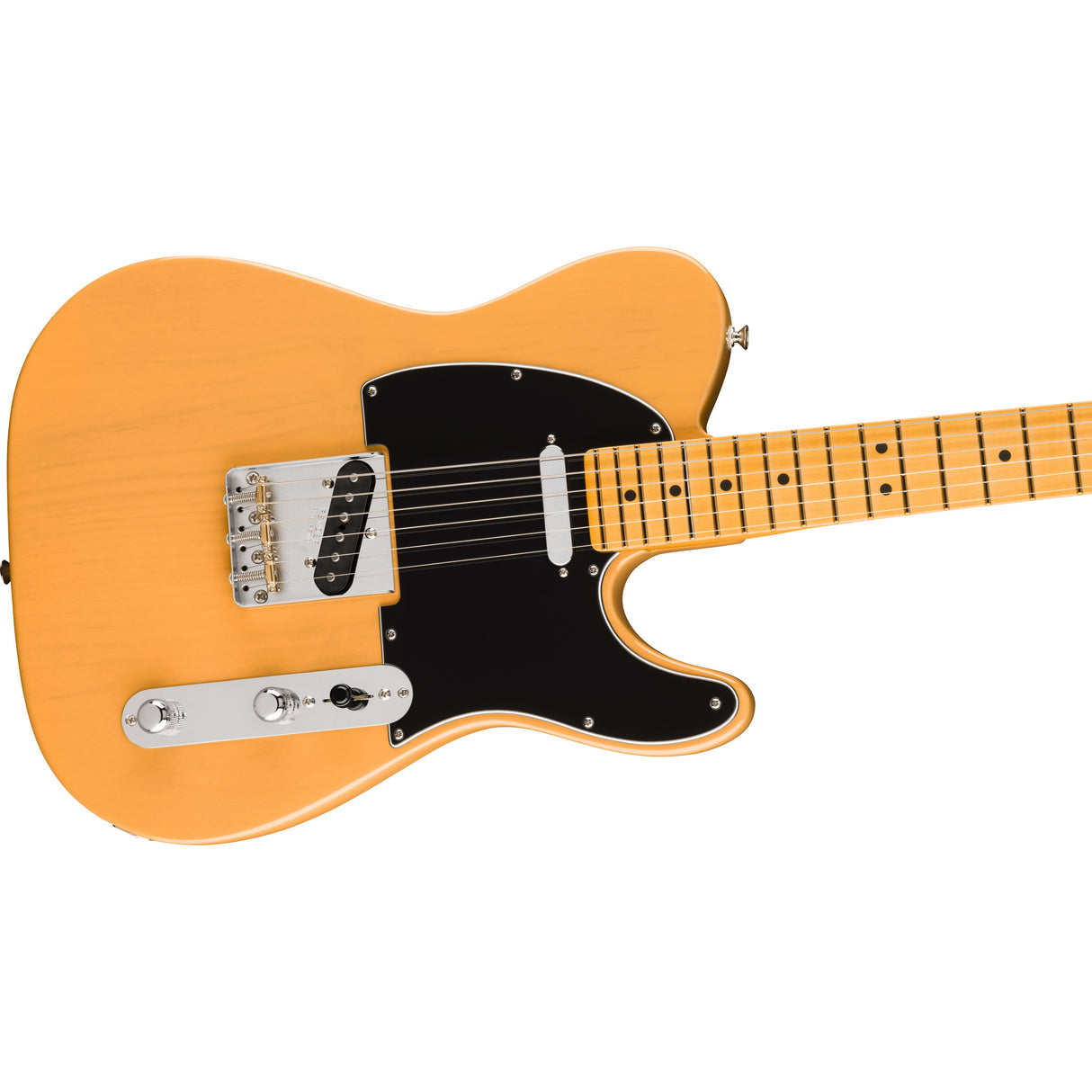 Fender American Professional Classic Telecaster Electric Guitar, Maple Fingerboard - Butterscotch Blonde