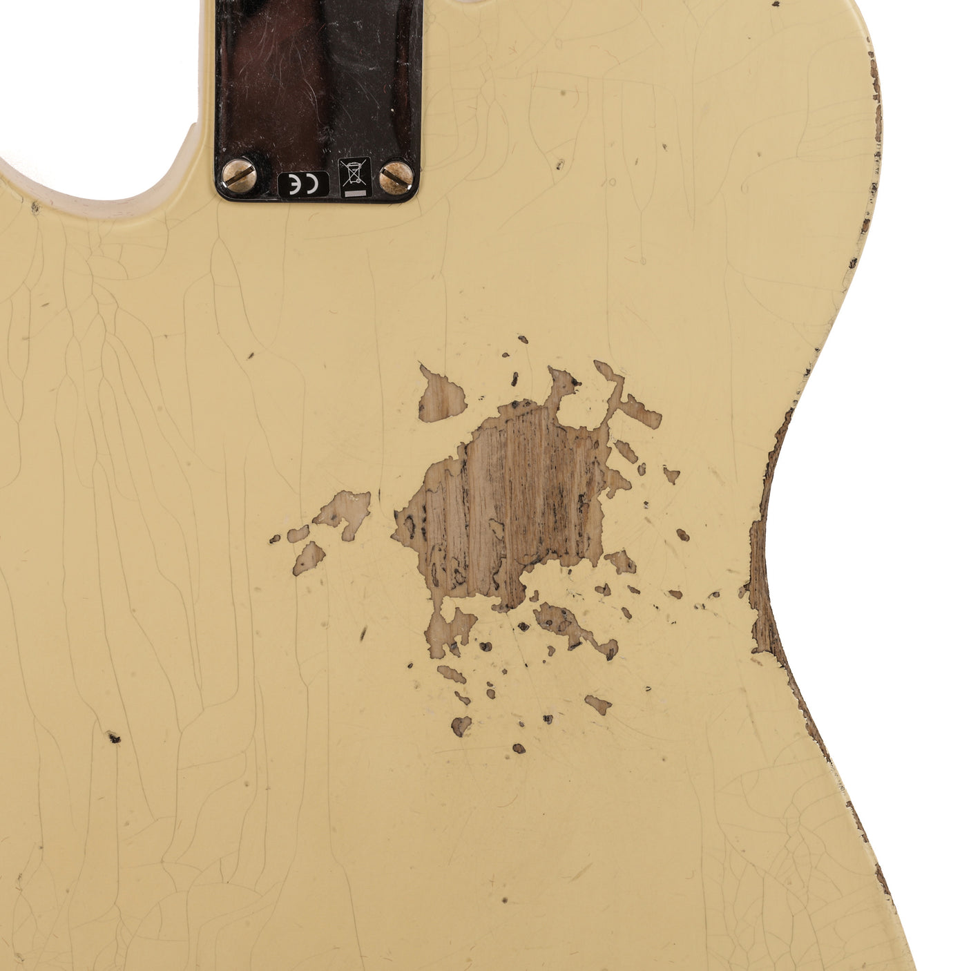 Fender Custom Shop 1950 Esquire Heavy Relic Guitar - Aged Vintage White - CHUCKSCLUSIVE - #R124050