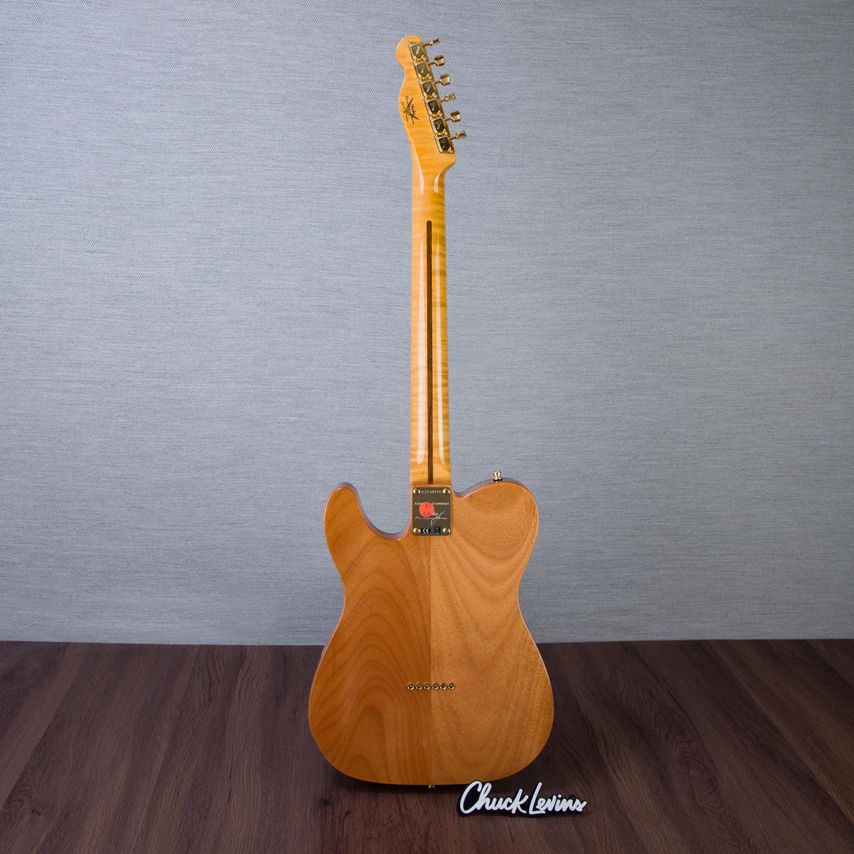 Fender Custom Shop Limited Edition Deluxe AAA Flame Custom Deluxe Telecaster Electric Guitar - Sunset Orange Transparent - #CZ590116