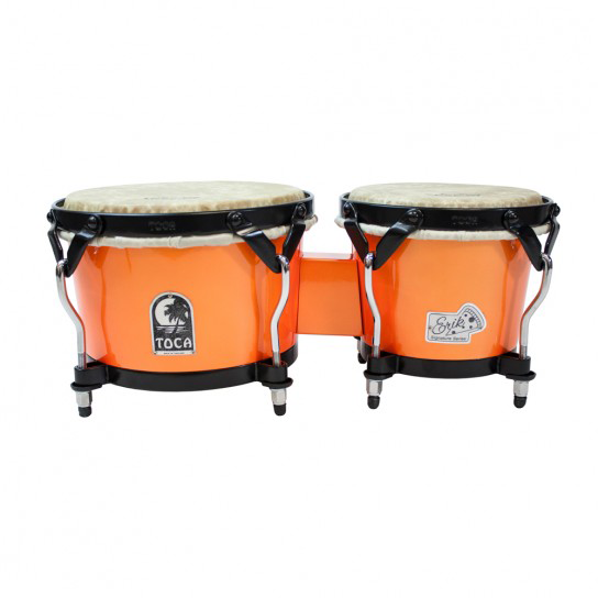 Toca Percussion Erik Piza Bongos - Iridescent Orange