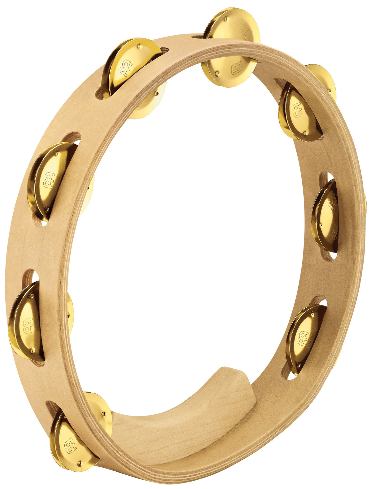 Meinl AE-MTA1B Artisan Edition Tambourine Solid Brass Jingles 1 Row