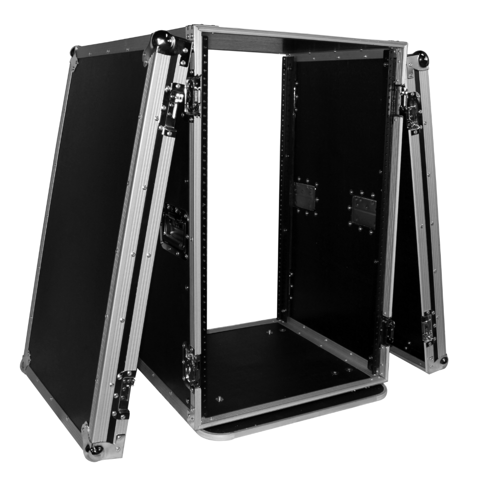 ProX 18U Space Amp Rack Mount ATA Flight Case 19 Inch Depth W-Casters