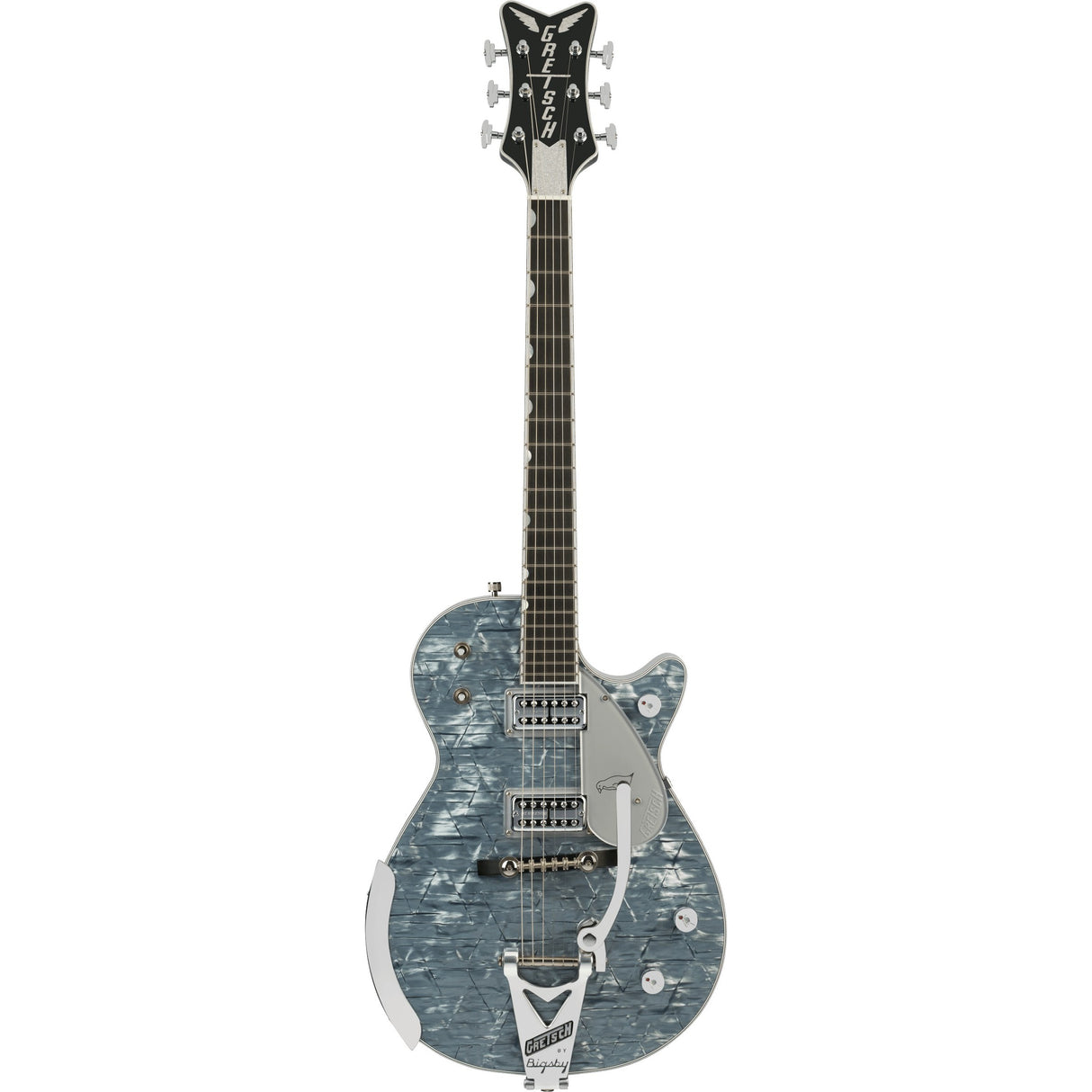Gretsch Limited Edition G6134T-48 Penguin With String-Thru Bigsby Electric Guitar - Light Blue Pearl