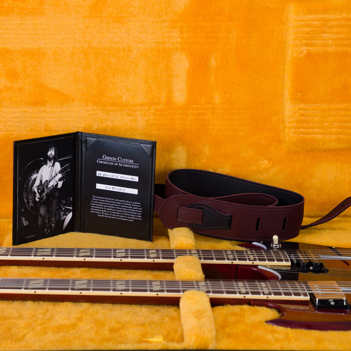 Gibson Jimmy Page EDS-1275 Doubleneck VOS Signature Electric Guitar - '69 Cherry - #CS403915