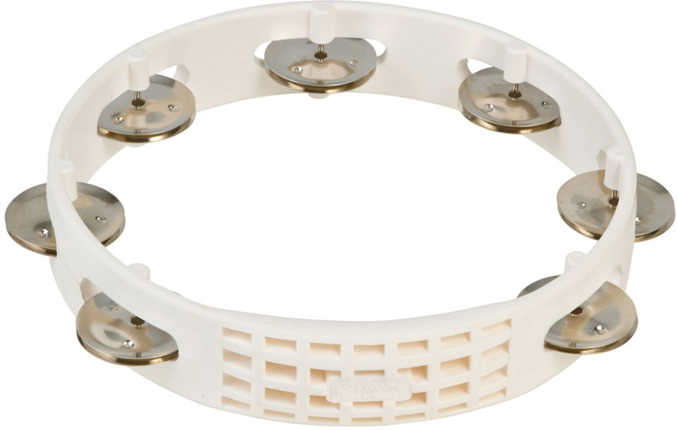 LP LPA182 Aspire 8" Plastic Tambourine, White