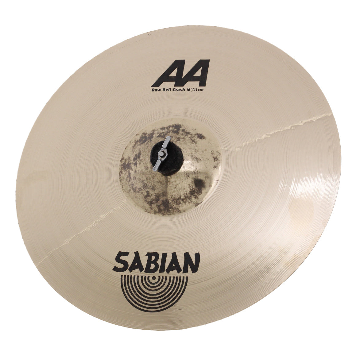 Sabian 16" AA Raw Bell Crash Cymbal Brilliant Finish