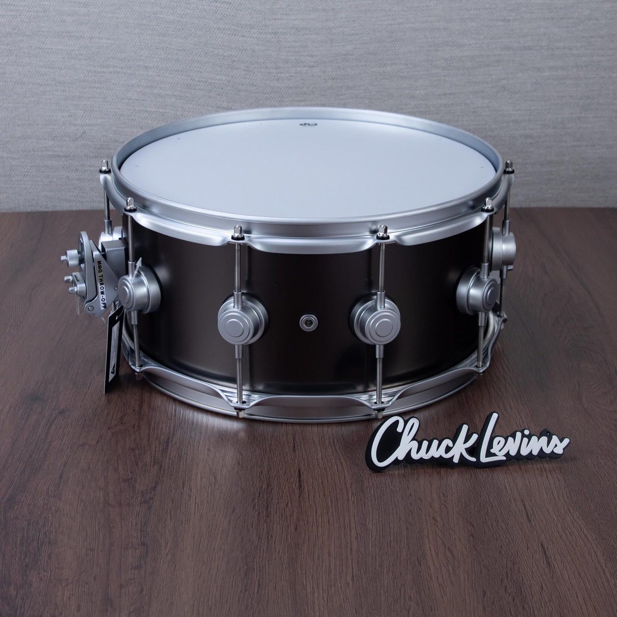 DW 6.5 x 14-Inch Collector's Series Brass Snare Drum - Satin Black