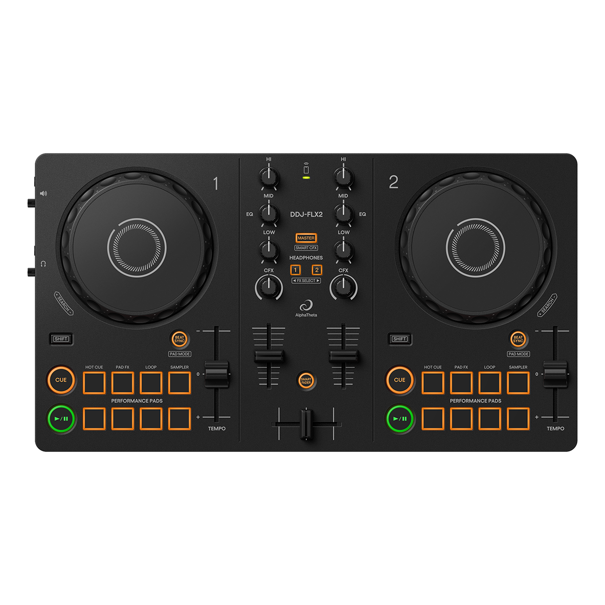 AlphaTheta DDJ-FLX2 Streaming Controller