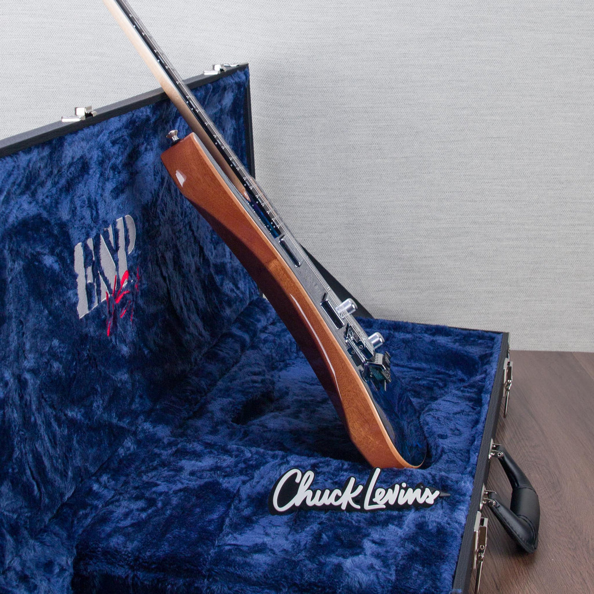 ESP USA M-II NTB NT Electric Guitar - Ghost Flame - #US24788