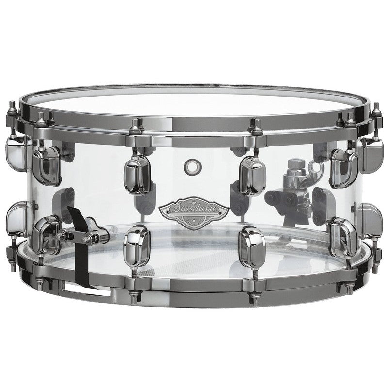 TAMA 14 x 6.5-Inch 50th Anniversary Limited Starclassic Mirage Snare Drum - Crystal Ice