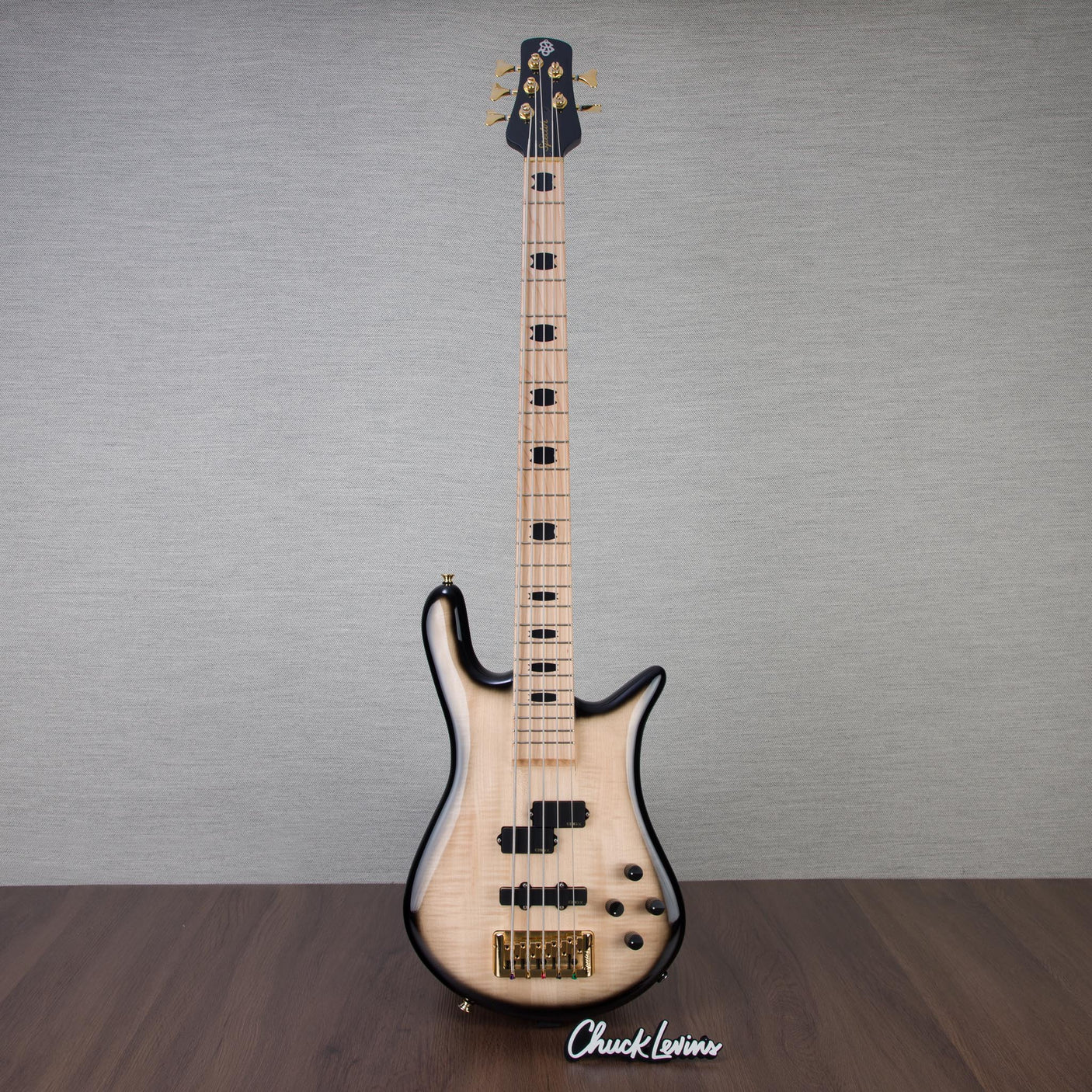 Spector Euro 5 5-String Electric Bass Guitar - Natural Black Burst Gloss - CHUCKSCLUSIVE - #NB22962