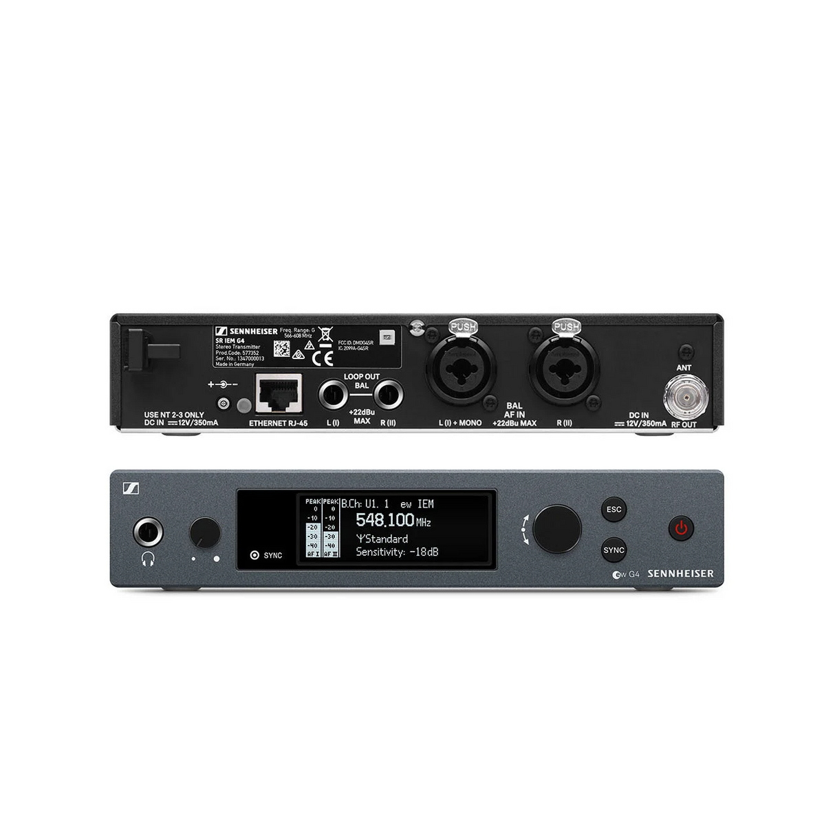 Sennheiser EW IEM G4 A1 Wireless In-Ear Monitor System - A1 Band - New