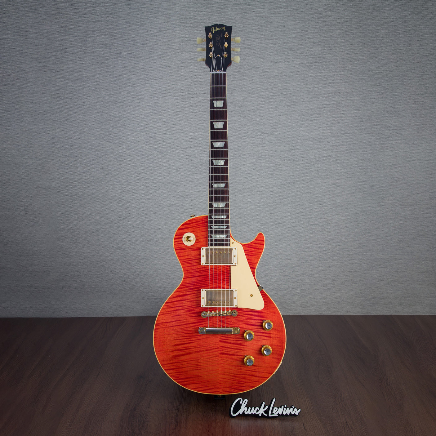 Gibson Murphy Lab 1960 Les Paul Standard Reissue, Gold Hardware - Watermelon King/Ultra Light Aged - CHUCKSCLUSIVE - #03227