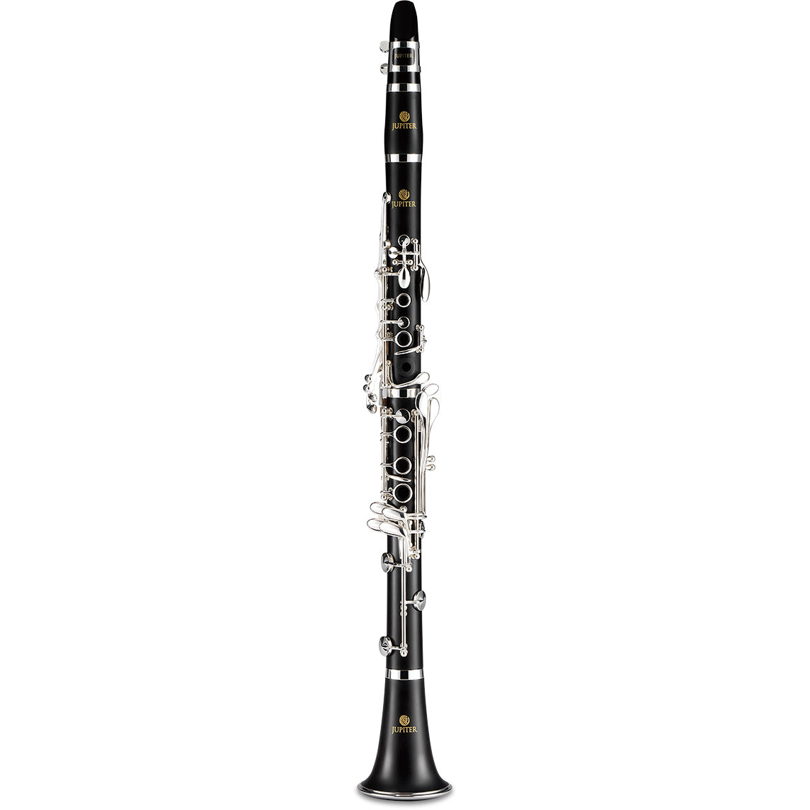 Jupiter JCL750NA Student Grenadilla Wood Bb Clarinet with Nickel-plated Keys