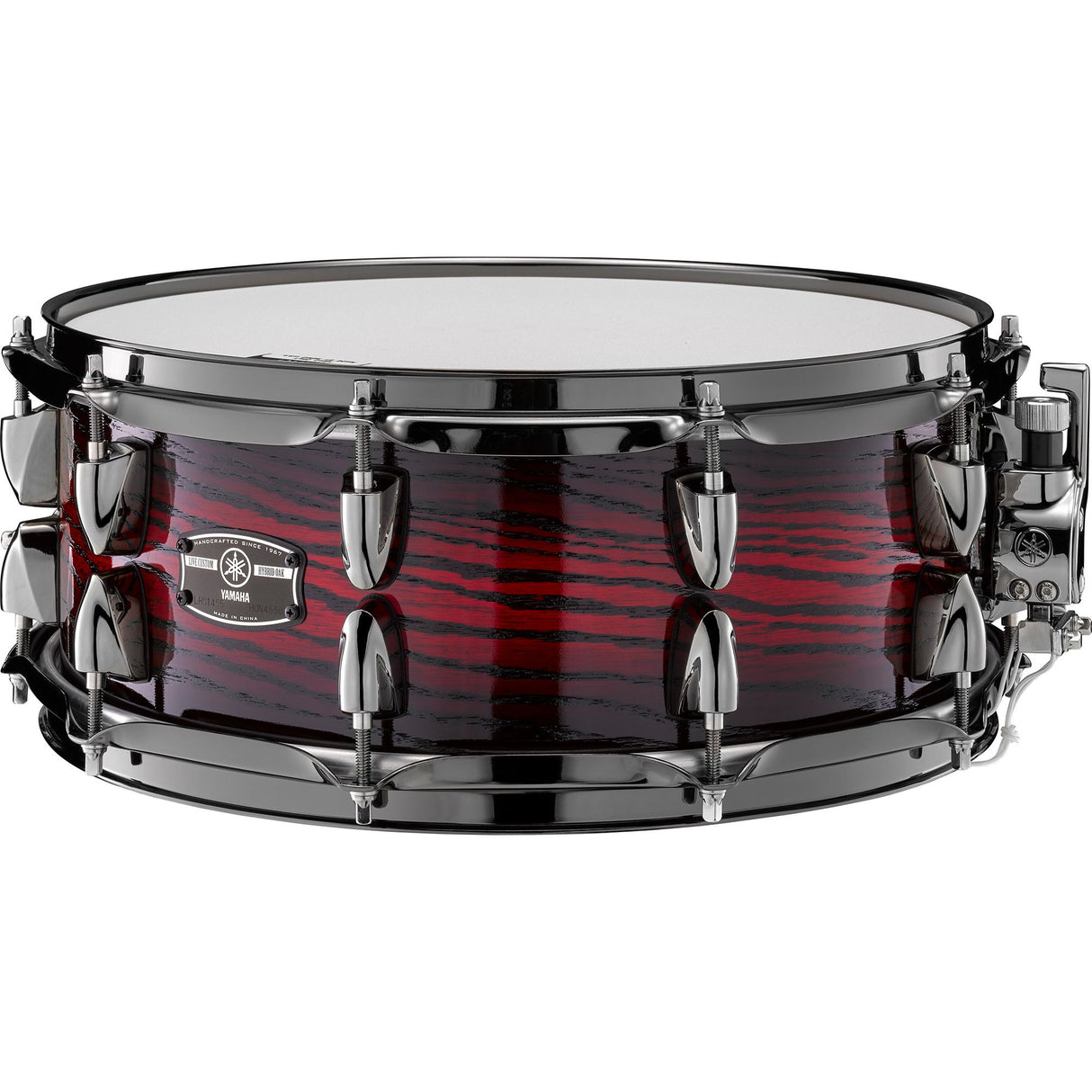 Yamaha 5.5 x 14-Inch Live Custom Hybrid Oak Snare Drum - Uzu Magma Sunburst - New,Uzu Magma Sunburst