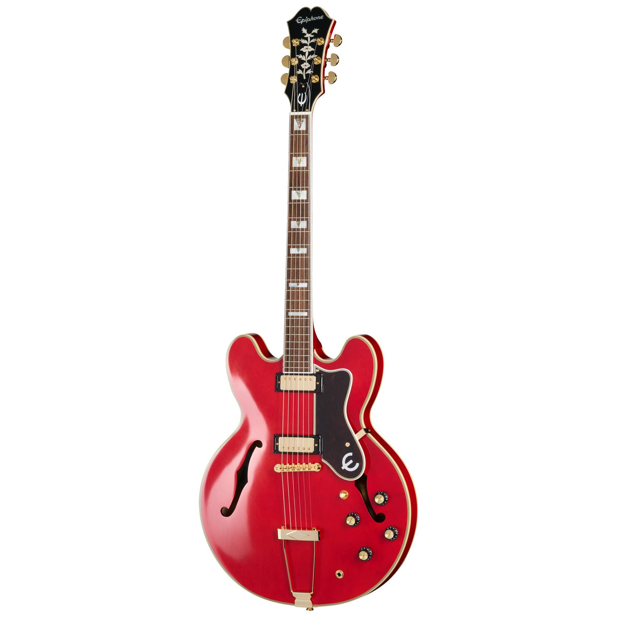 Epiphone Masterbuilt Gem Archer Sheraton Singature Semi-Hollow Electric Guitar - Cherry Red