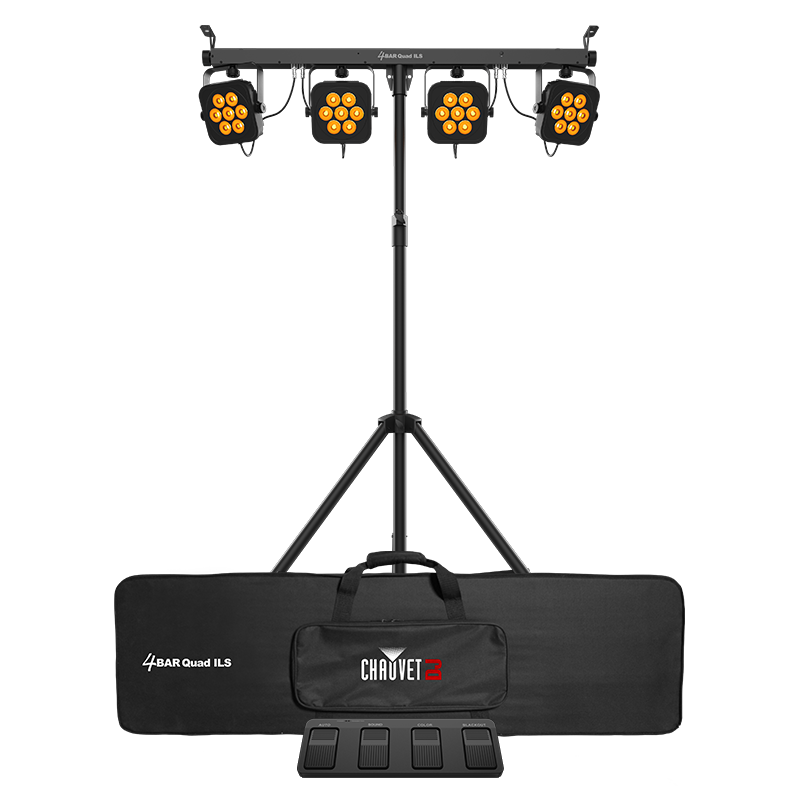 Chauvet DJ 4BAR Quad ILS 4 x RGBA PAR System with Stand