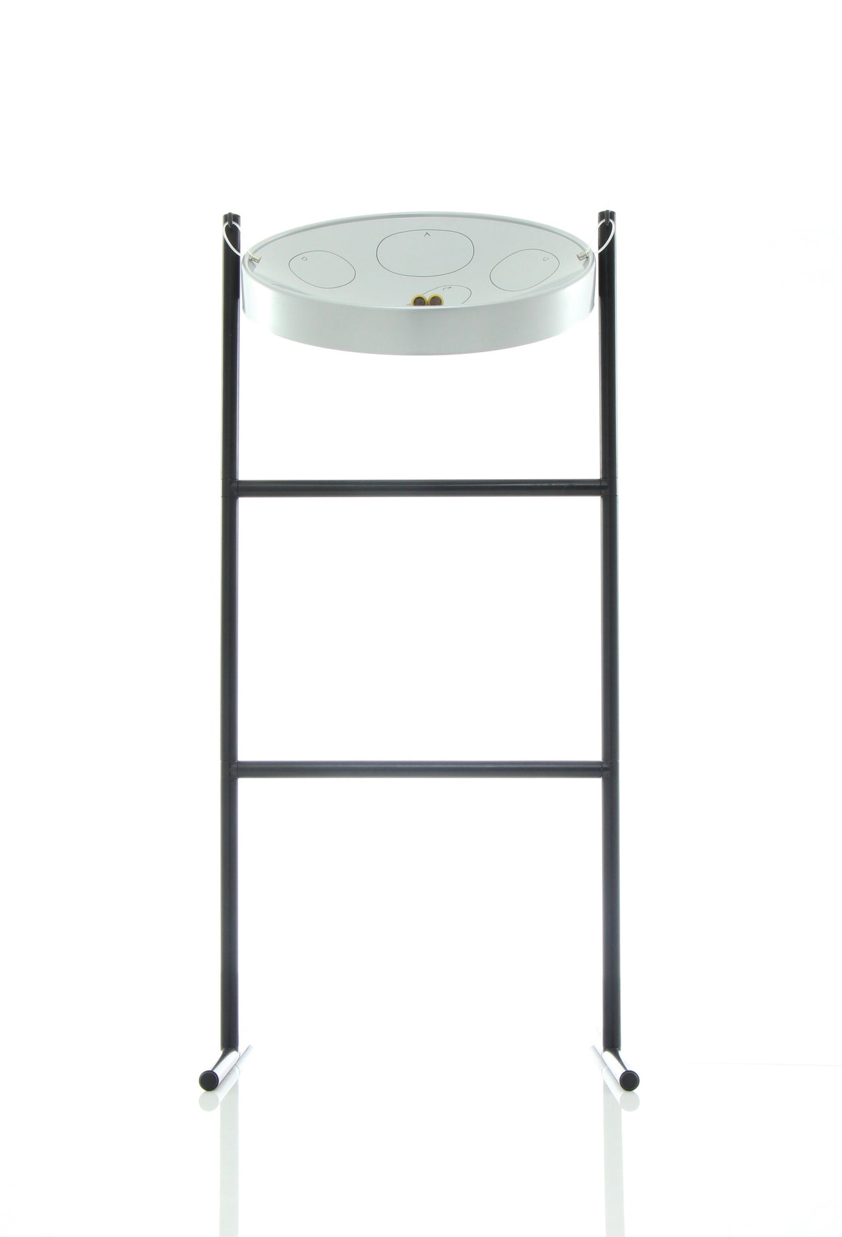 Jumbie Jam Steel Drum Kit with Floor Stand - Silver Pan
