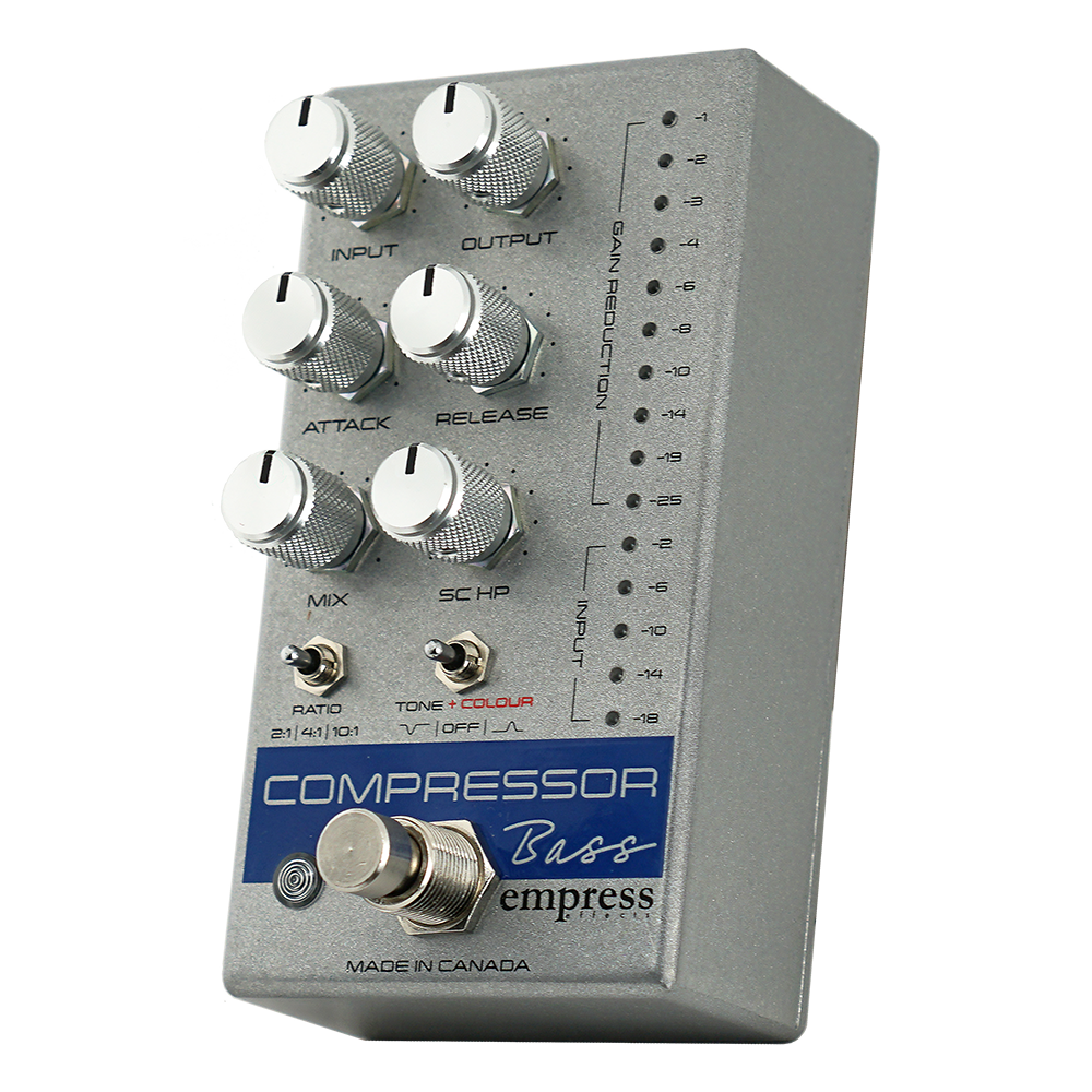 Empress Effects Bass Compressor Pedal - Silver Sparkle