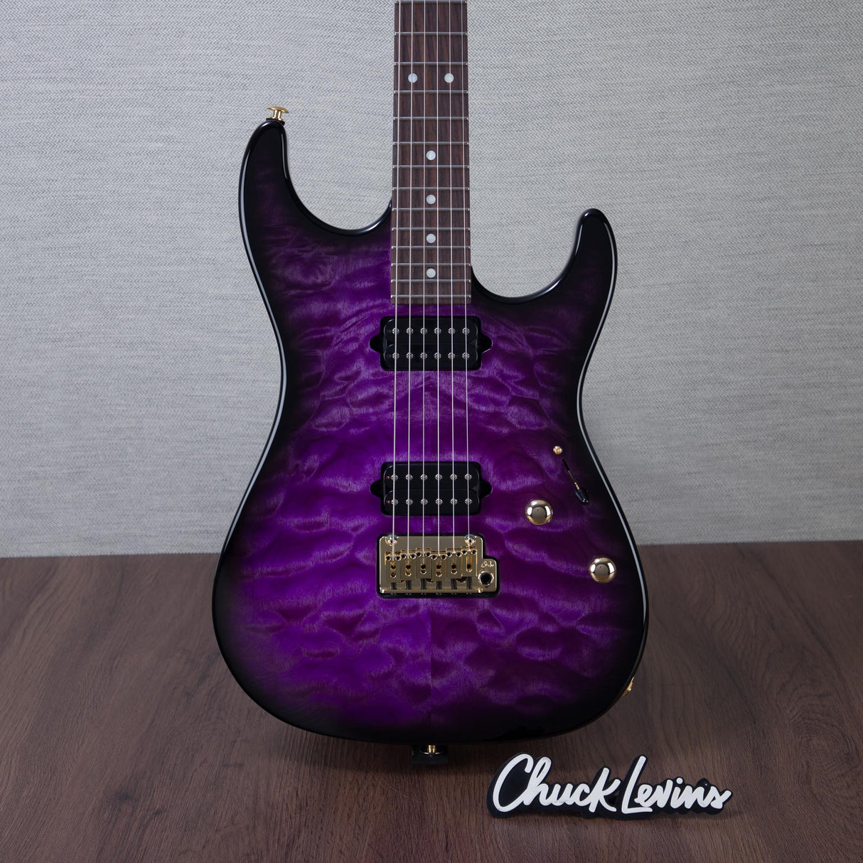 Suhr Limited Edition Standard Thin Burst Electric Guitar - Trans Purple - #89443